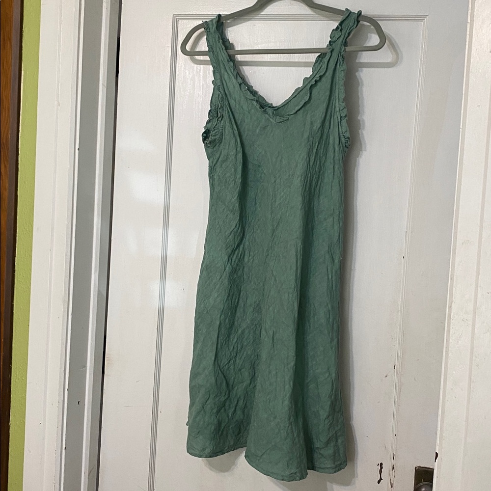 LINEN DRESS - Picture 3 of 5